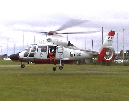 Lough Neagh Rescue joint exercise with Irish Air Corps