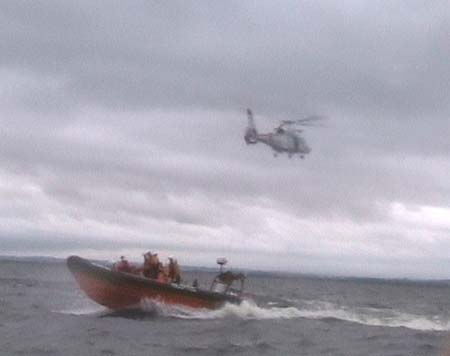 Lough Neagh Rescue joint exercise with Irish Air Corps