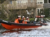 The Lough Neagh Rescue Lifeboat heads out of the Six Mile Water on Saturday. GA47020CJ