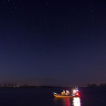 Lough Neagh Rescue Kinnego Lifeboat under the stars