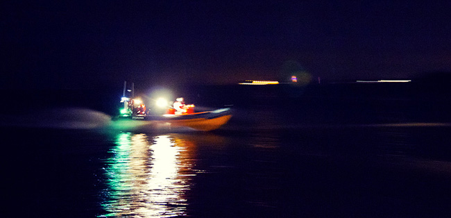 Lough Neagh Rescue Kinnego Lifeboat at Night